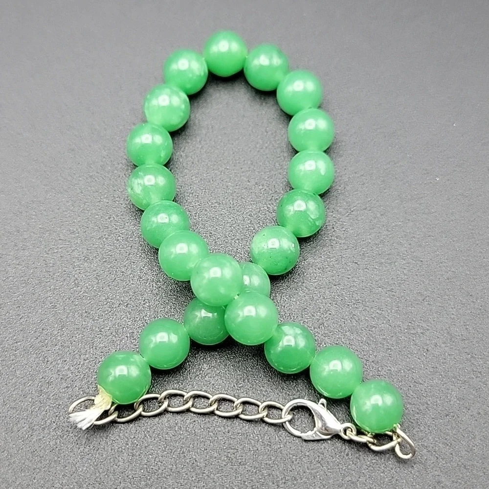 107 Cts Green Aventurine Round Bead 7.5